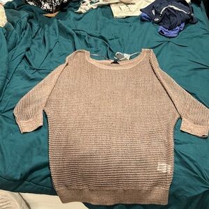 Gold short sleeve nwt